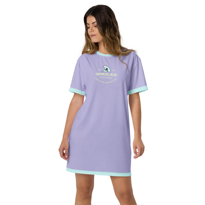 Women's Tropical Seas T-Shirt Dress | Casual Summer Dress