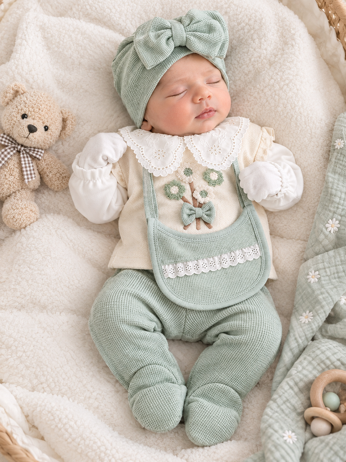 Zachte Pastel Babyset – 5-delig
